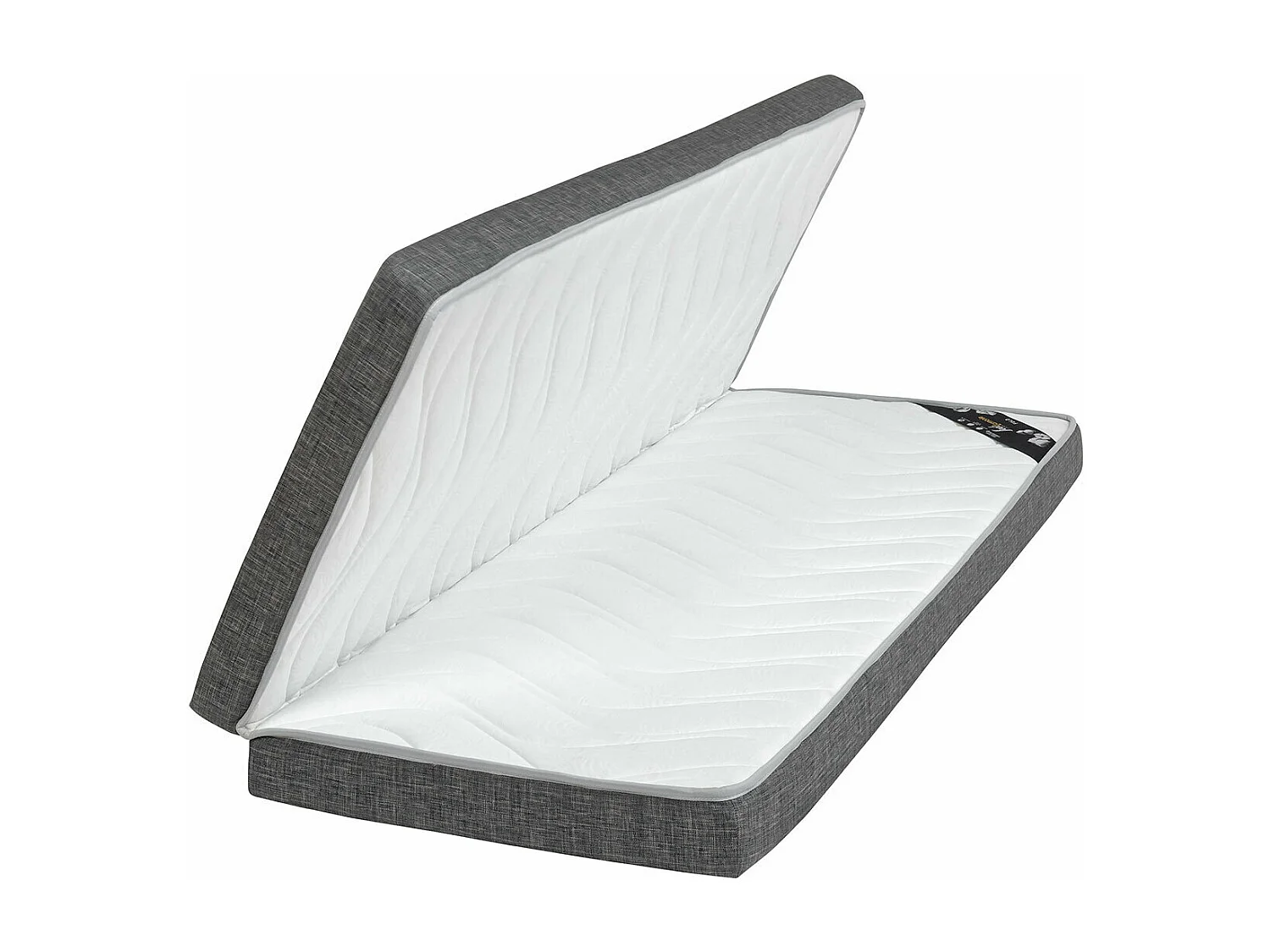 Pack lit extensible avec matelas 80x200 cm bois massif bois NANDO