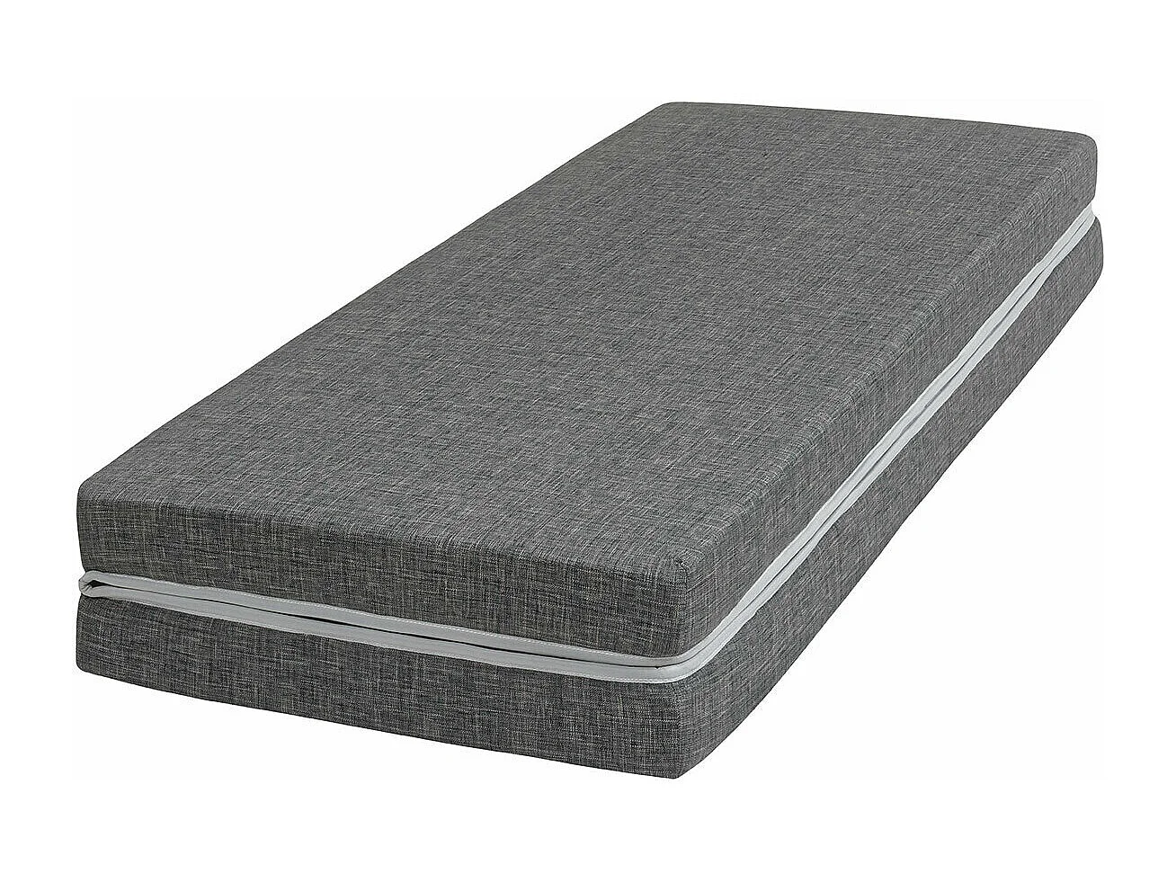 Pack lit extensible avec matelas 80x200 cm bois massif bois NANDO