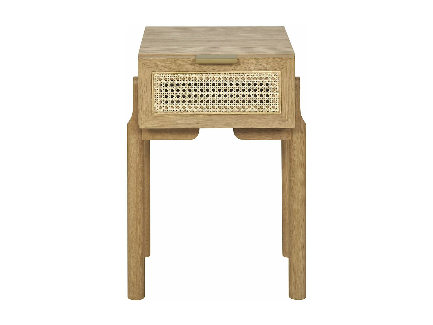 Chevet cannage en rotin  bois massif bois naturel GALA