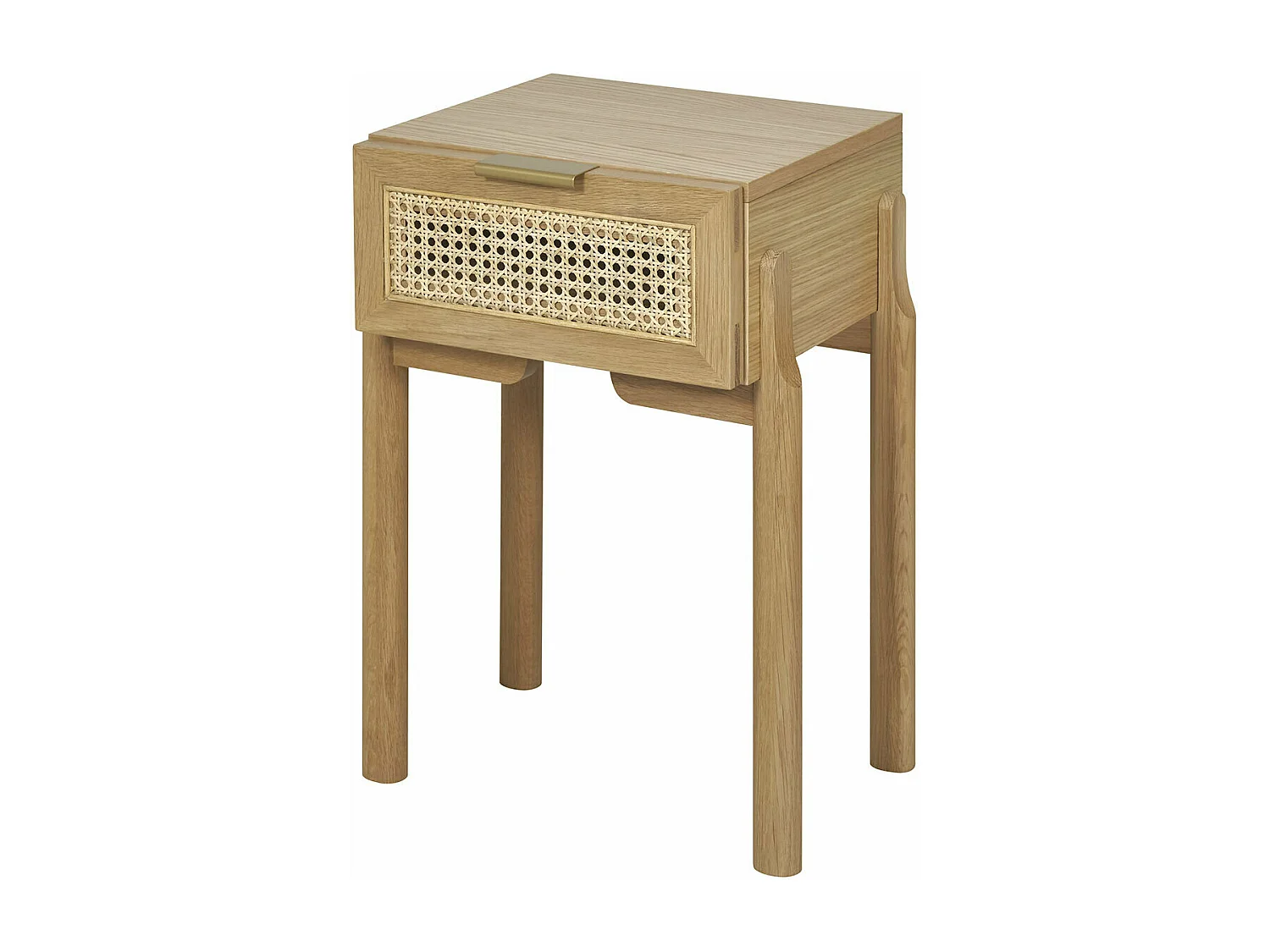 Chevet cannage en rotin  bois massif bois naturel GALA