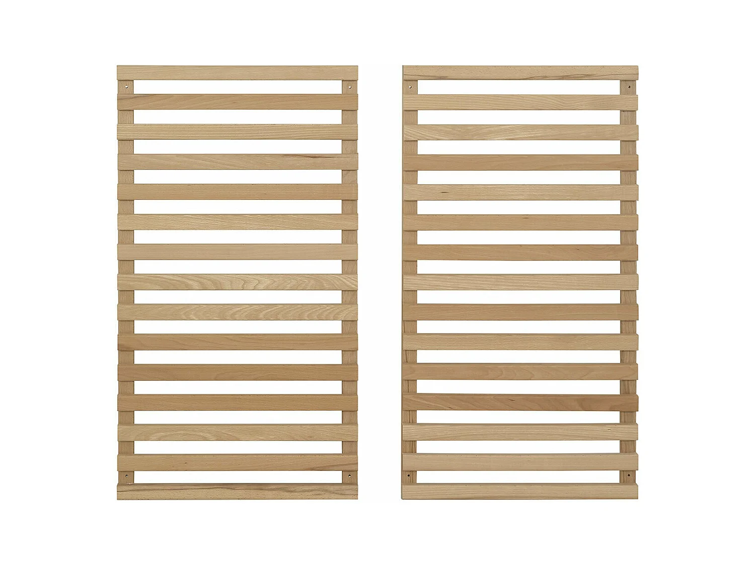 Tête de lit 270 cm bois massif bois naturel TAO