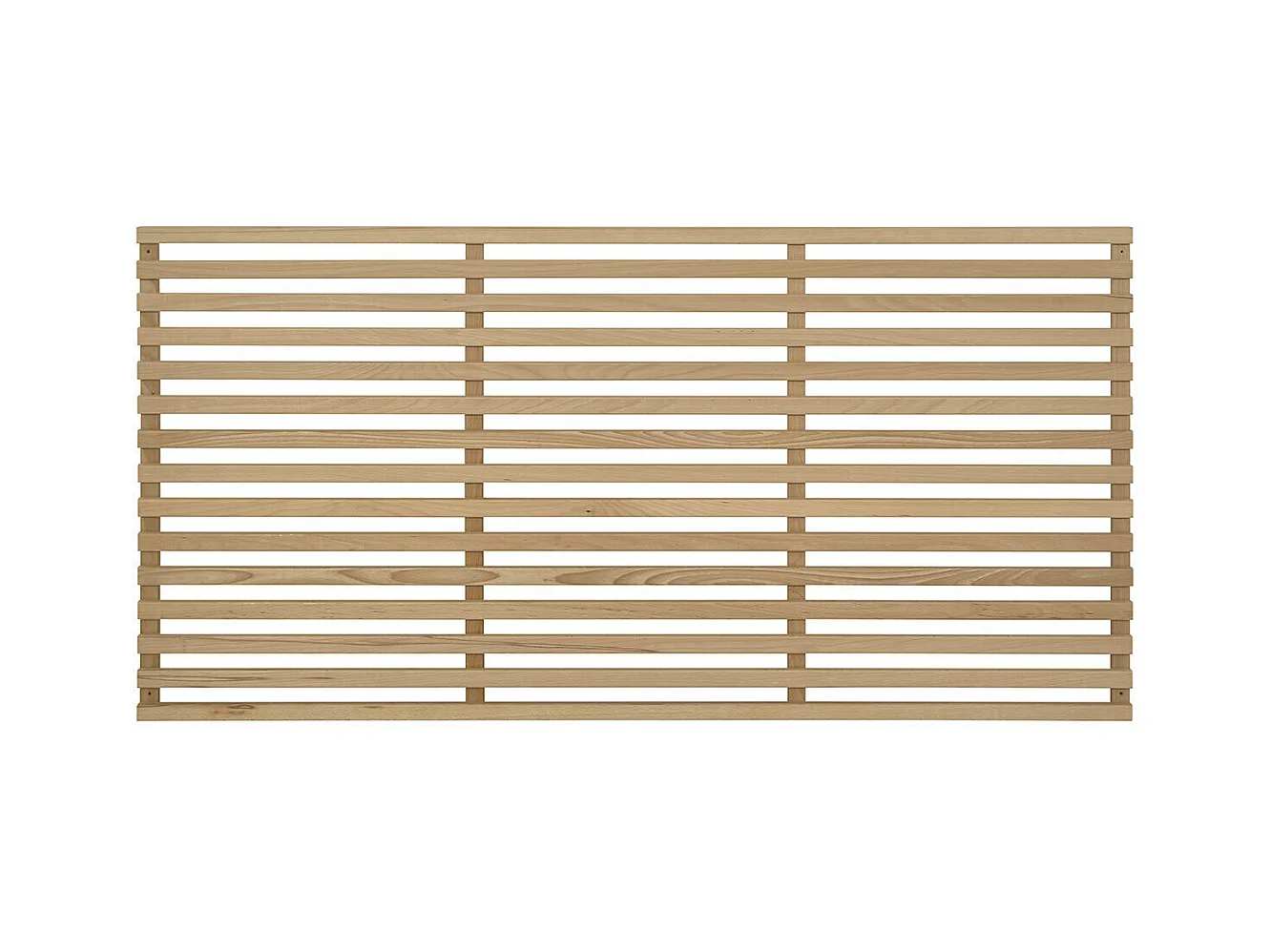 Tête de lit 170 cm bois massif bois naturel KOYA