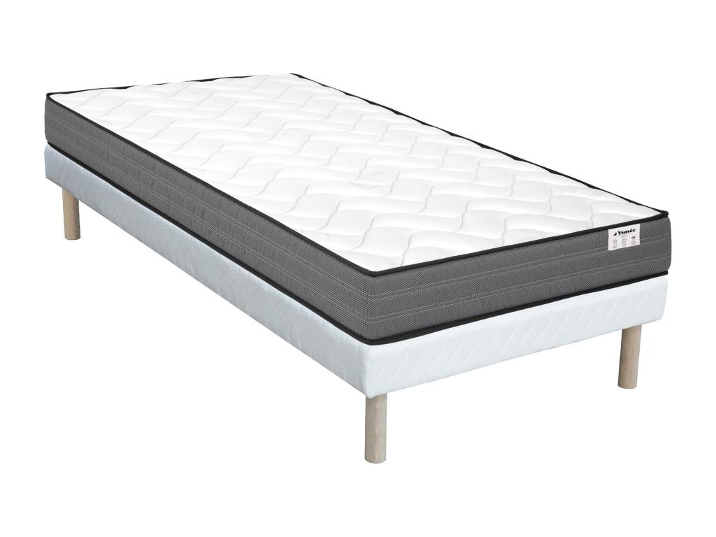 Komplett-Set - 90 x 190 cm - Bettgestell + Taschenfederkernmatratze - Stärk günstig online kaufen