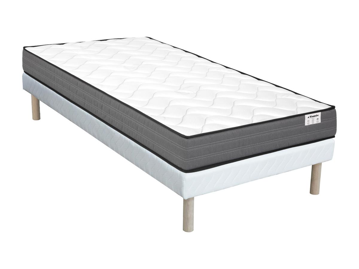 Komplett-Set - 90 x 190 cm - Bettgestell + Taschenfederkernmatratze - Stärk günstig online kaufen