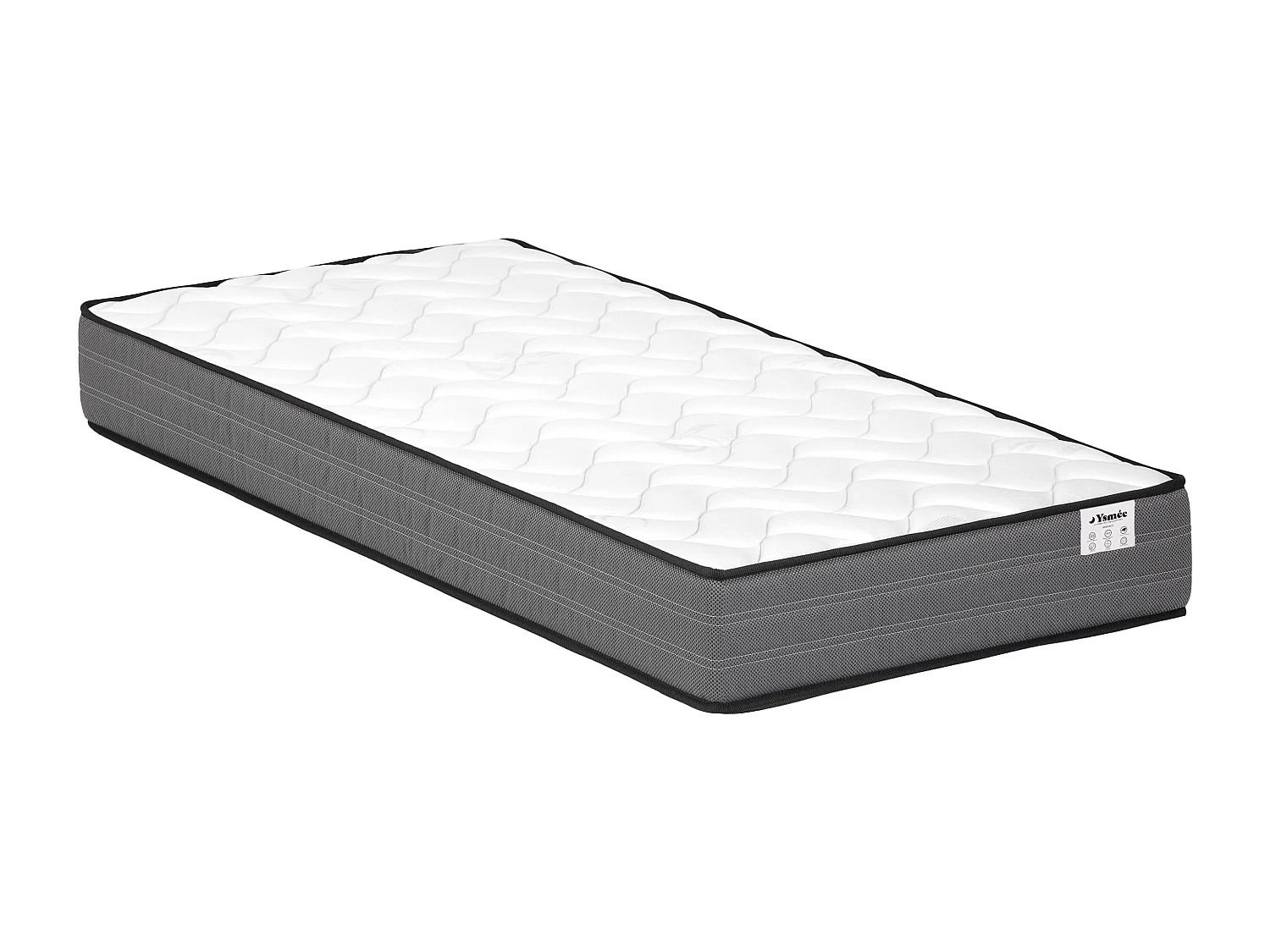 Conjunto 90 x 190 cm estrado + colchão de molas ensacadas esp. 20 cm - AMBRACIE de YSMÉE