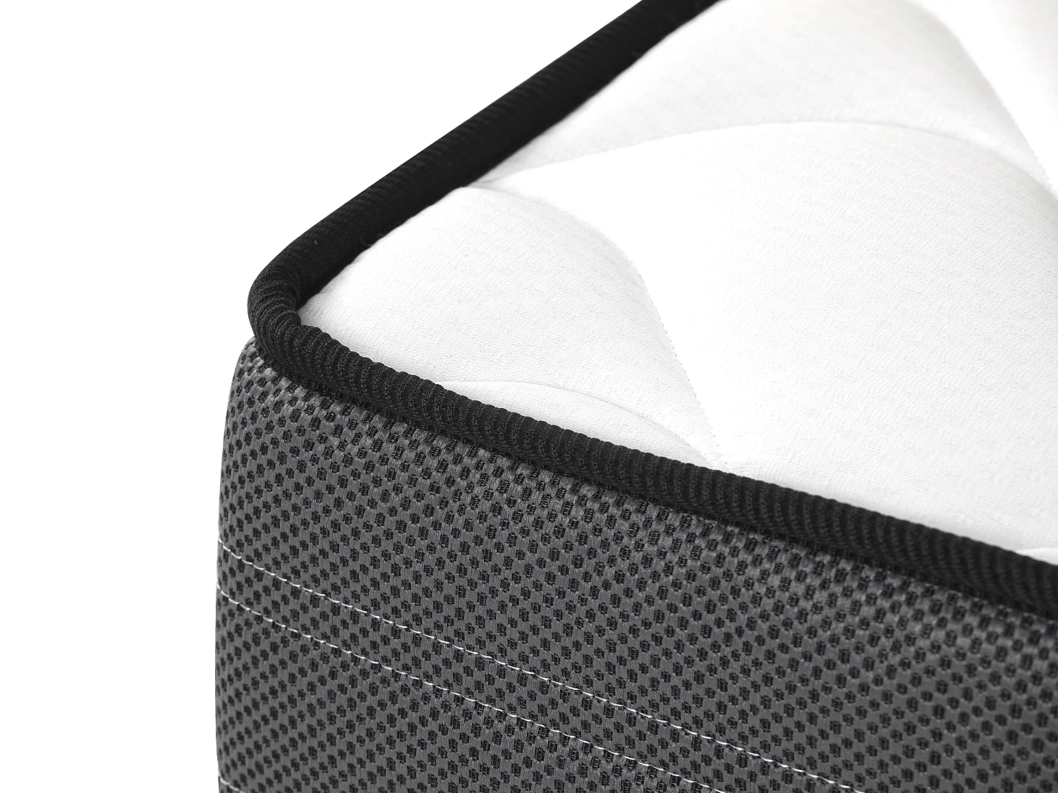 Set 140 x 190 cm sängbotten + pocketfjädringsmadrass 20 cm tjock - AMBRACIE från YSMÉE