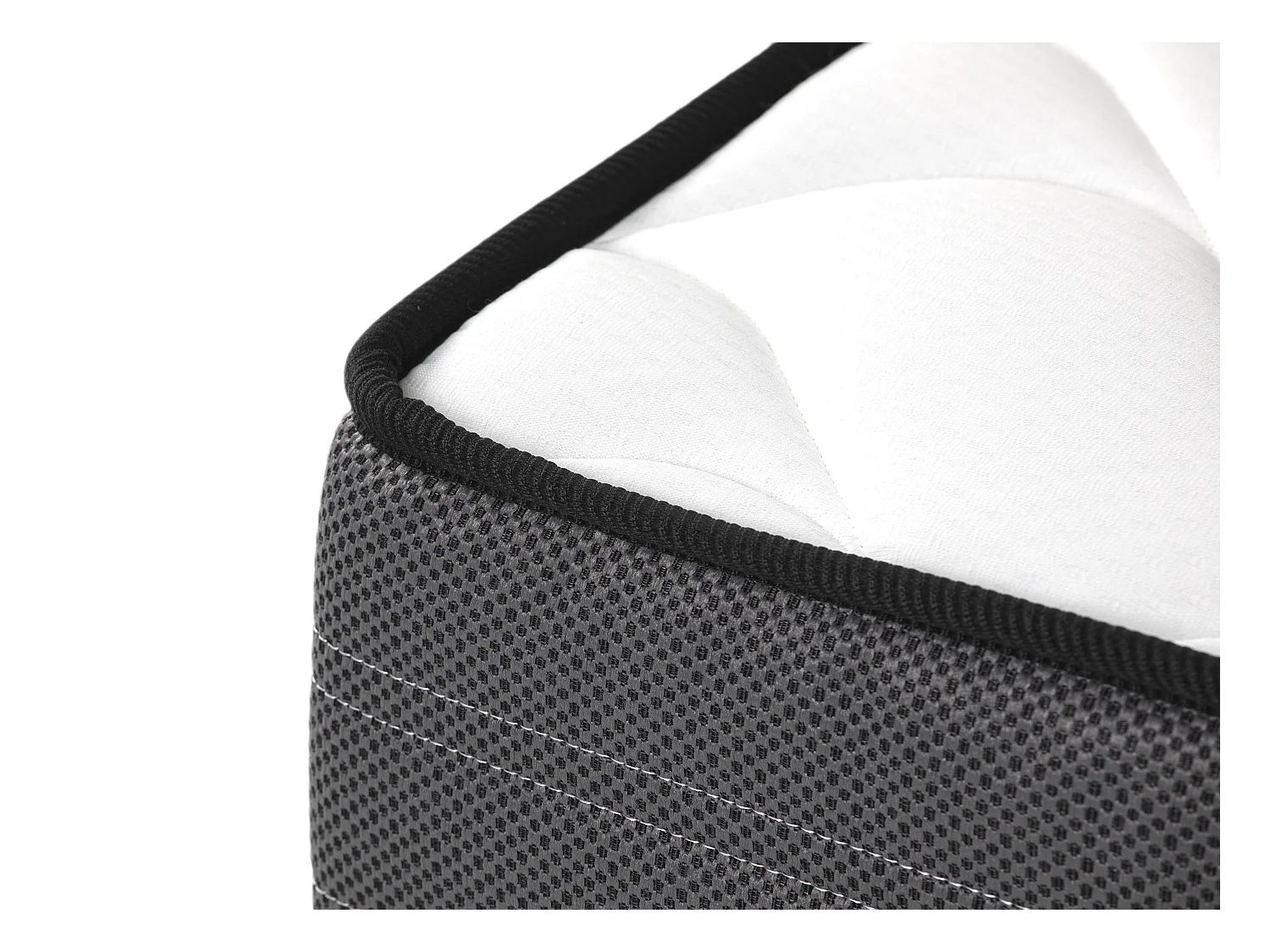 Ensemble 160 x 200 cm sommier + matelas ressorts ensachés ép.20cm - AMBRACIE de YSMÉE