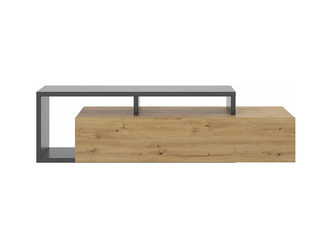 NIEDRIGER TVSCHRANK 165 x 46 x 40 cm – Melamin – KRAM