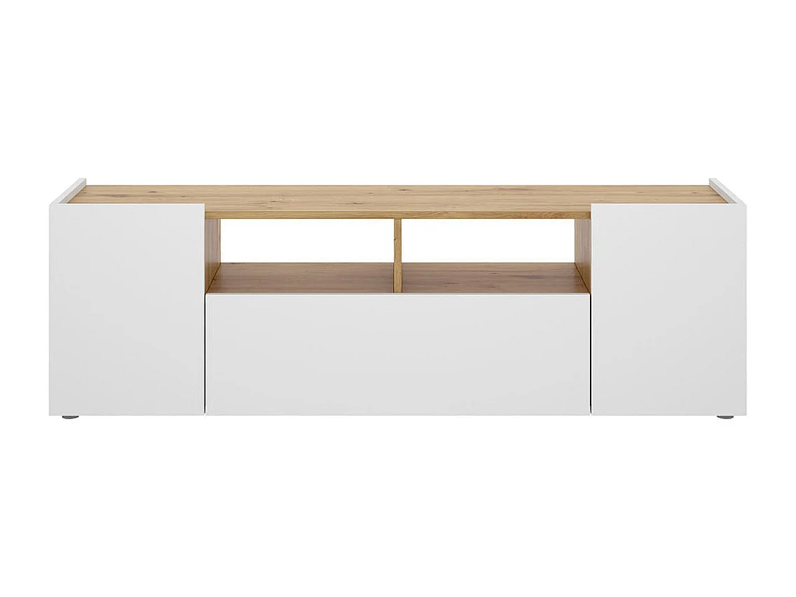 Mueble bajo TV Isola 3 puertas blanco/nordic 44x142x35 cm