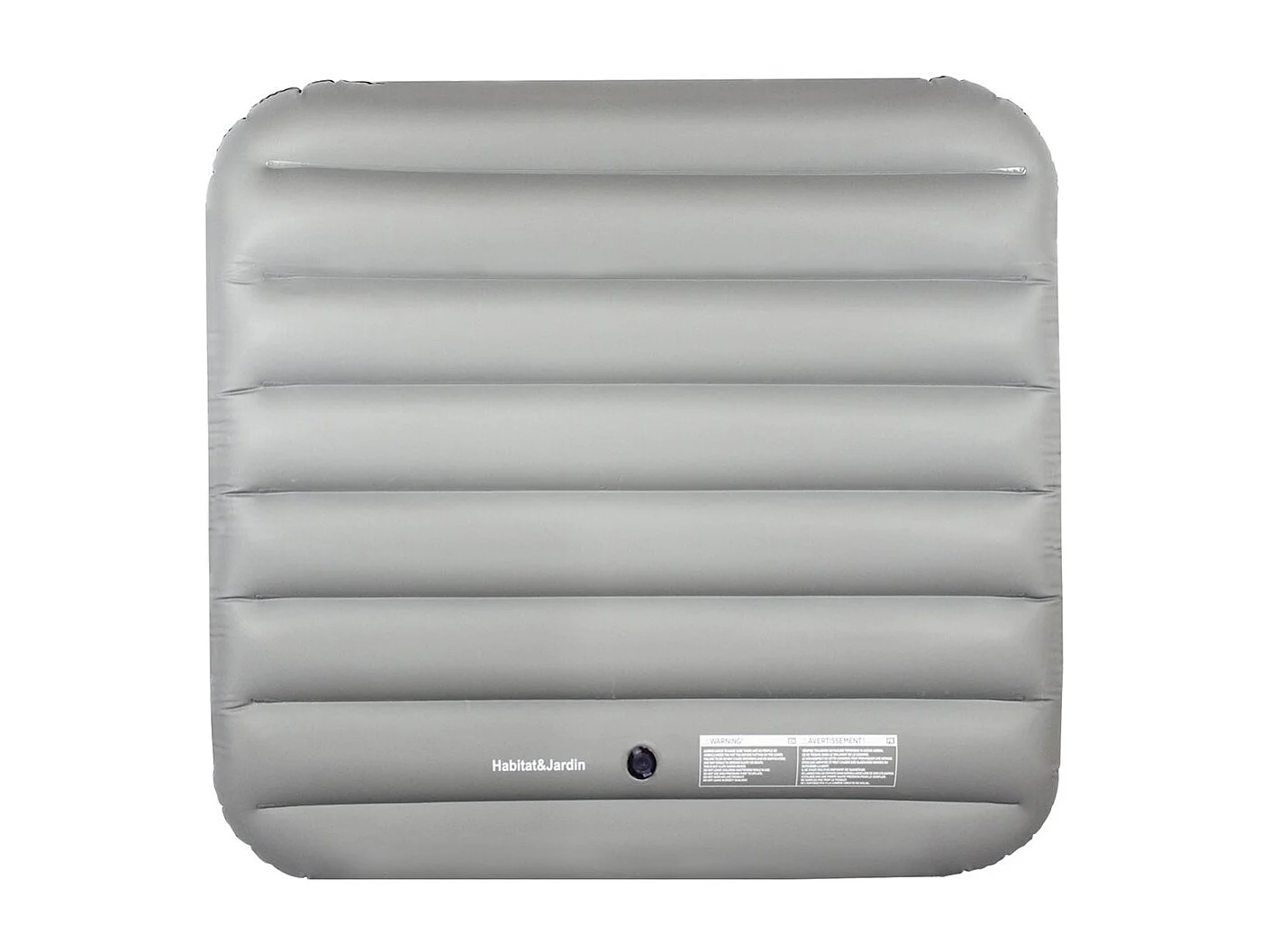 Couverture gonflable pour - 134 x 134 cm - Grise