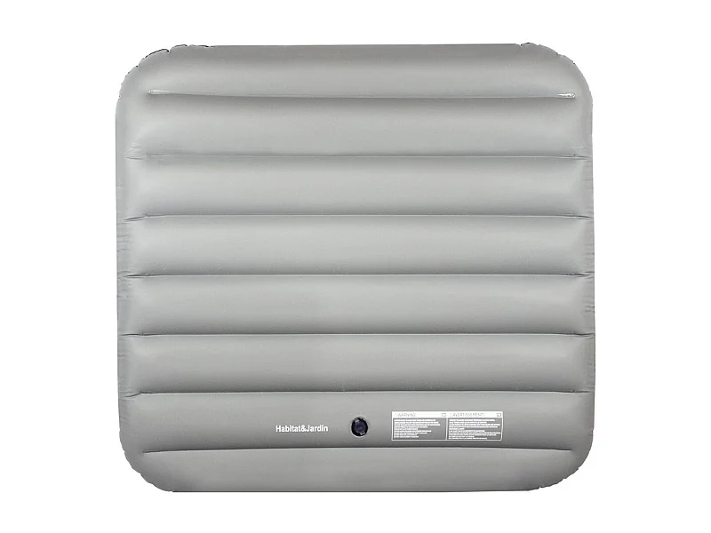 Aufblasbare Abdeckung für Whirlpool - 134 x 134 cm - Grau