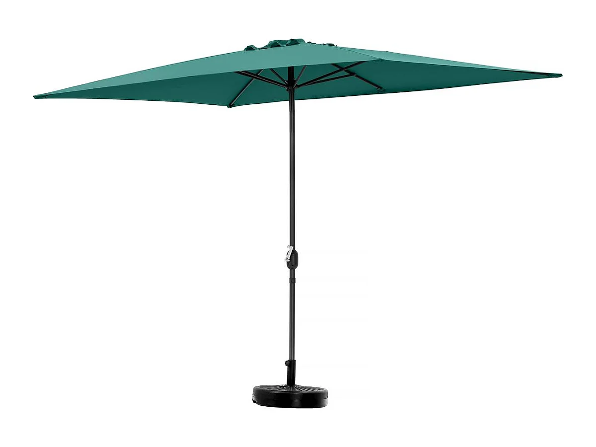 Rechthoekige tuinparasol "Sol 2" - 2 x 3 m - Groen
