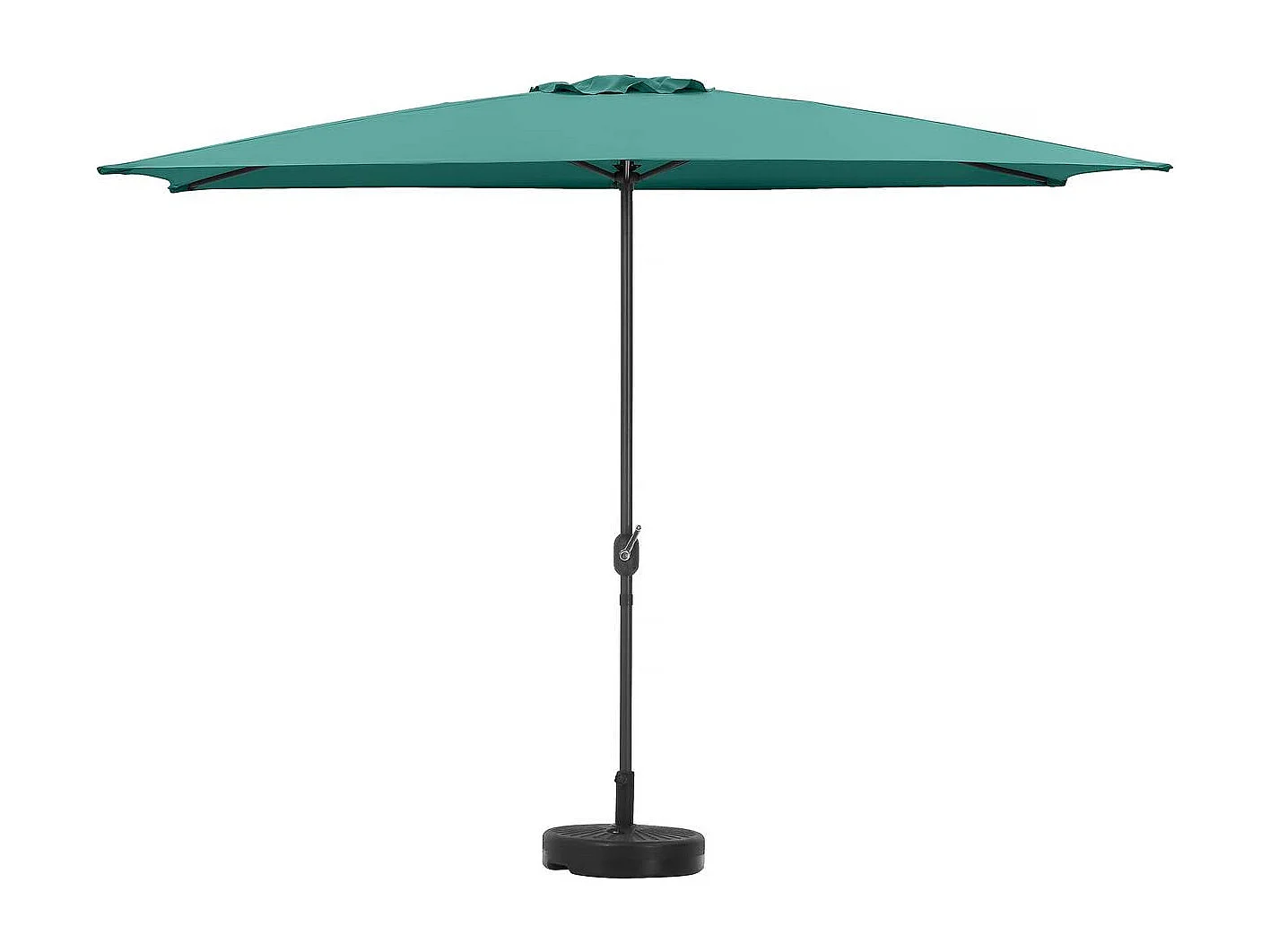 Parasol rectangulaire inclinable "Sol 2" - 2 x 3 m - Vert
