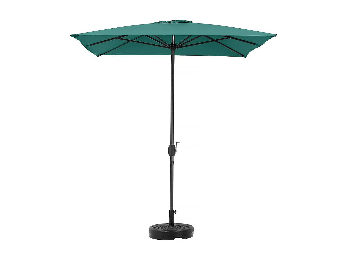 Parasol rectangulaire inclinable "Sol 2" - 2 x 3 m - Vert