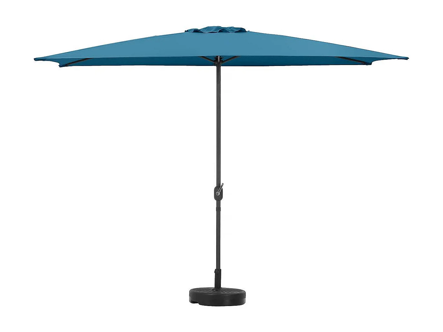 Parasol rectangulaire inclinable "Sol 2" - 2 x 3 m - Bleu