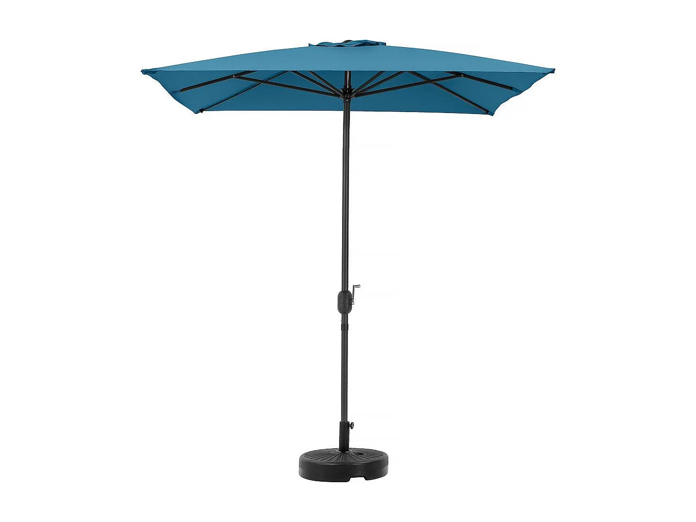 Parasol rectangulaire inclinable "Sol 2" - 2 x 3 m - Bleu