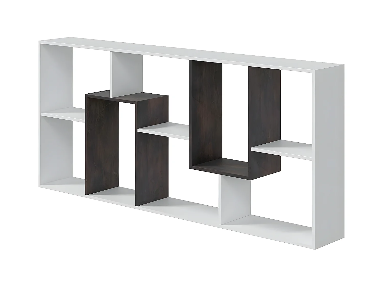 Bücherregal mit 8 Ablagefächern H180 cm - Kawa