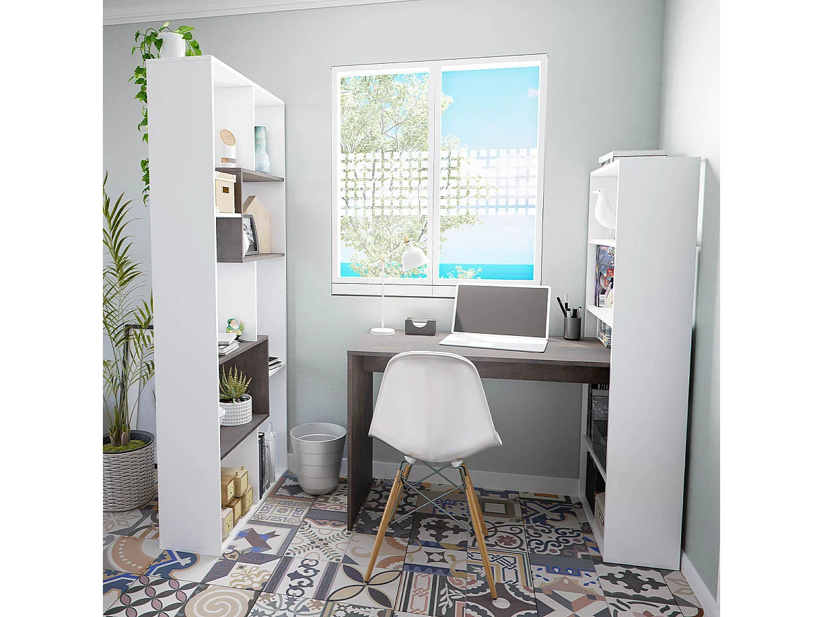 Libreria con 8 scomparti multiposizione - A180 cm - Kawa