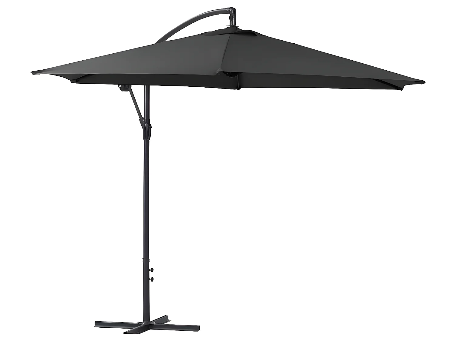 Parasol déporté "Ilios" - Noir