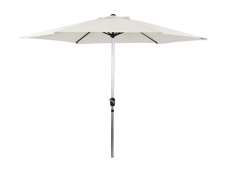 Parasol tuin tuinparasol recht aluminium "Sol" - Rond - Ø 3m - Ecru