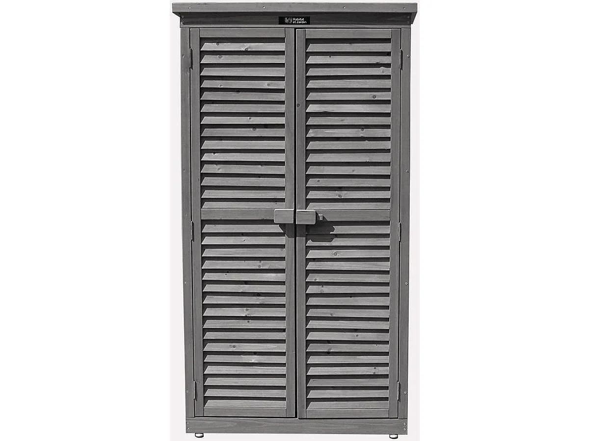 Szafka ogrodowa "Space" - 87 x 46,5 x 160 cm - Antracyt