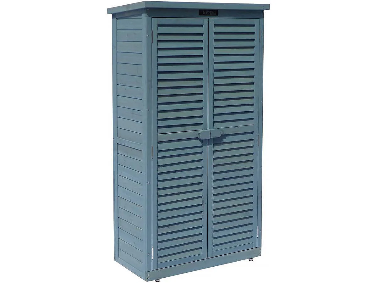 Gartenschrank "Space" - 87 x 46,5 x 160 cm - Anthrazit