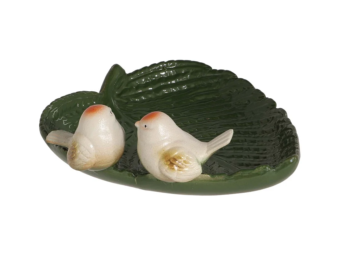 Bain oiseau en grès Nature Oiseaux bruns