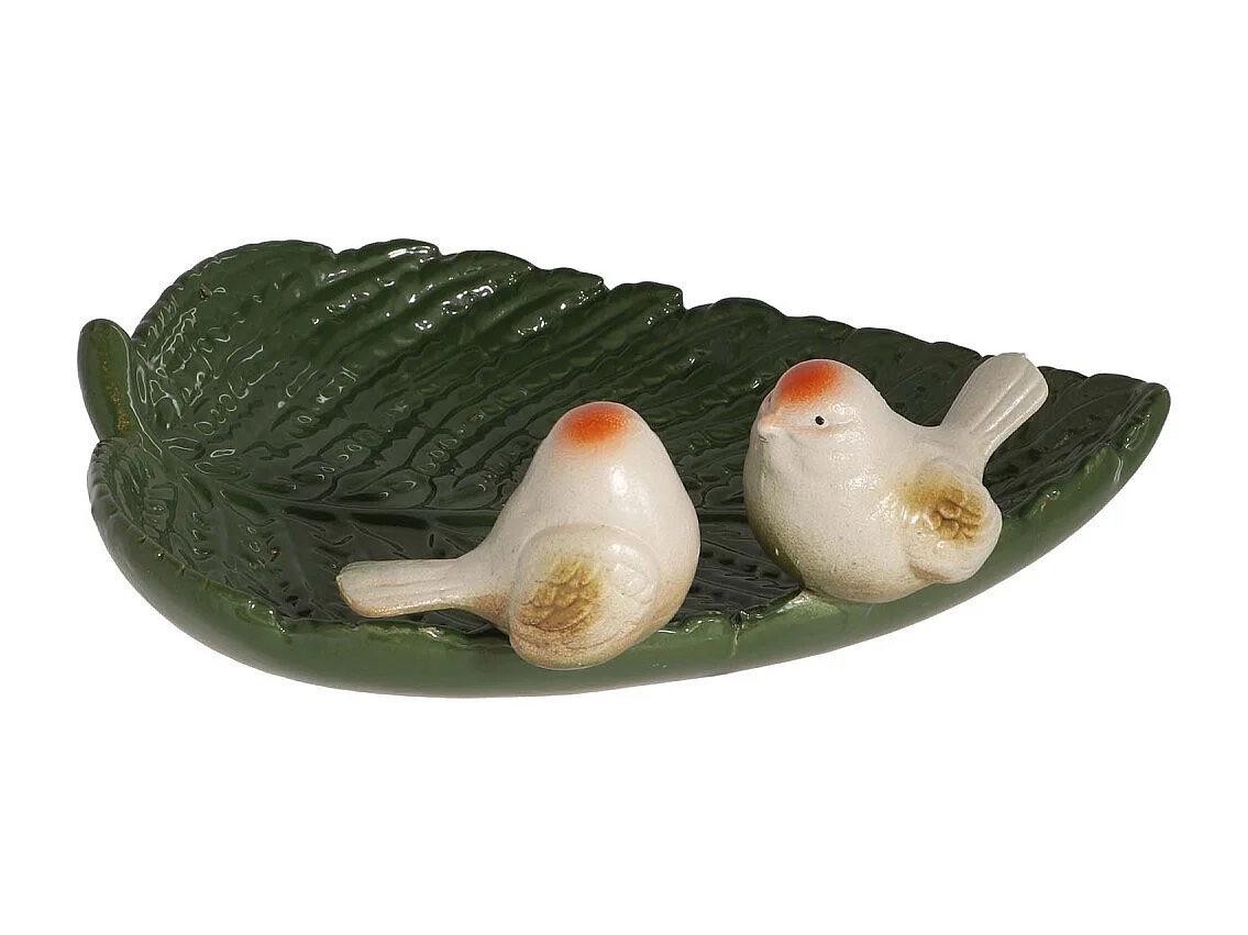 Bain oiseau en grès Nature Oiseaux bruns