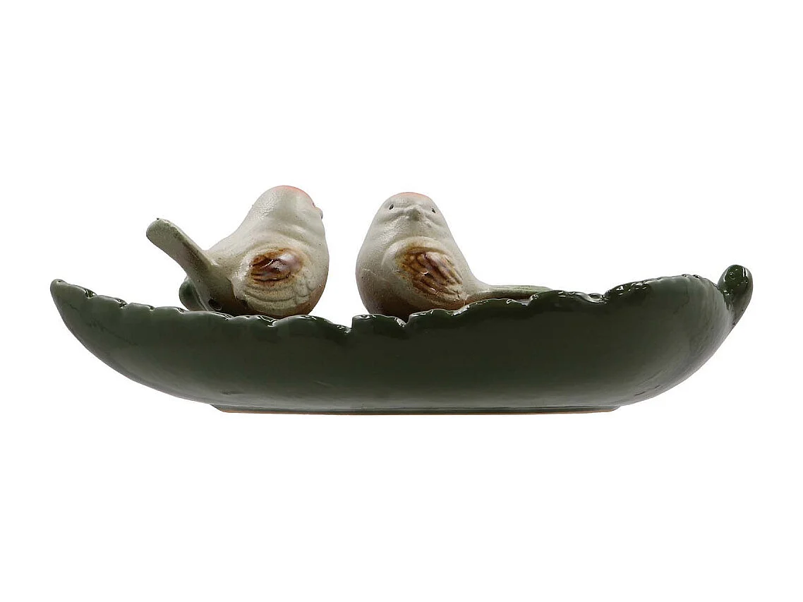 Bain oiseau en grès Nature Oiseaux bruns