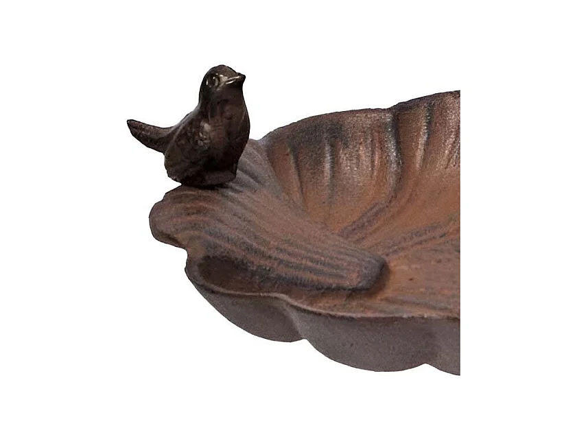 Bain oiseaux en fonte Coquille 105 x 27 cm