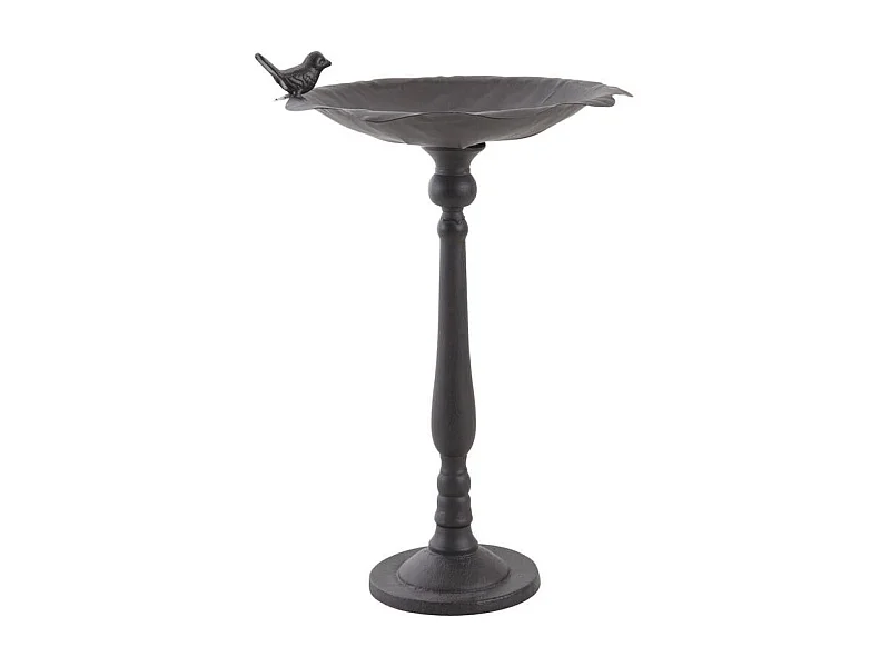 Bain oiseaux sur pied en fonte