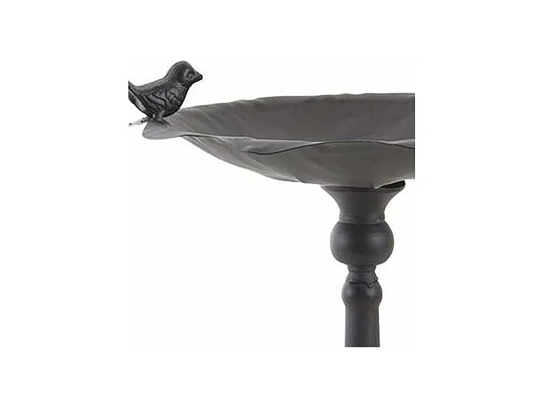 Bain oiseaux sur pied en fonte