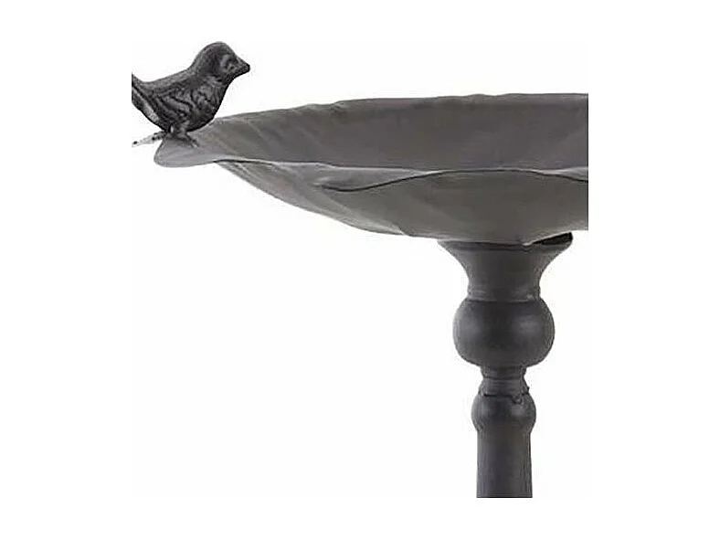 Bain oiseaux sur pied en fonte
