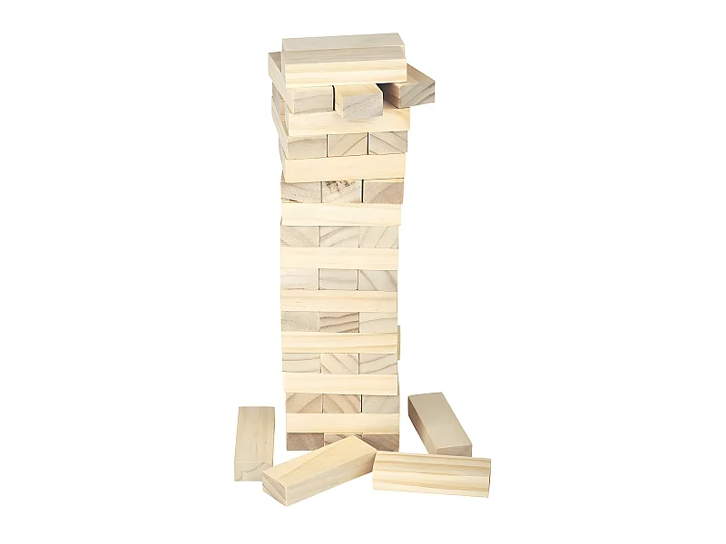Jeu de Construction "Tour Infernale" 5cm Naturel