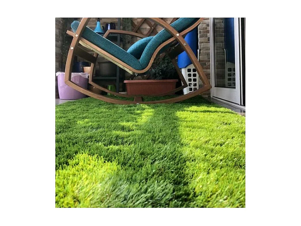 Erba artificiale in rotoli 4m x 1m Altezza 20 mm - Colore Emerald Lime