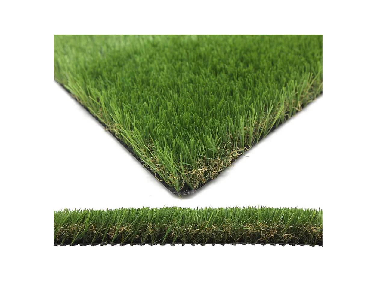 Gazon artificiel en rouleau 4m x 1m (Lot de 5) Hauteur 35 mm