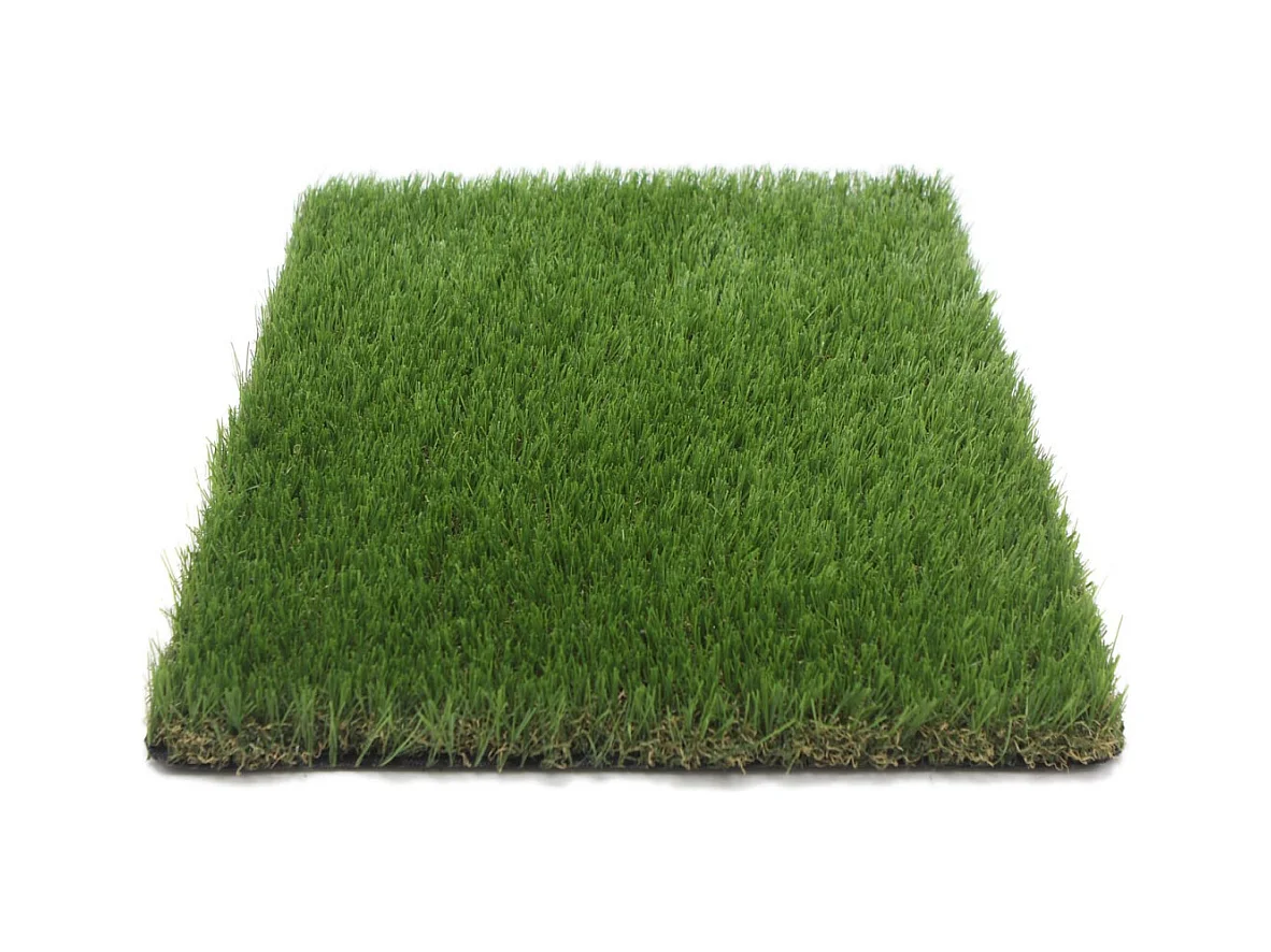 Gazon artificiel en rouleau 4m x 1m Hauteur 35 mm - coloris Vert pin Vert bambou