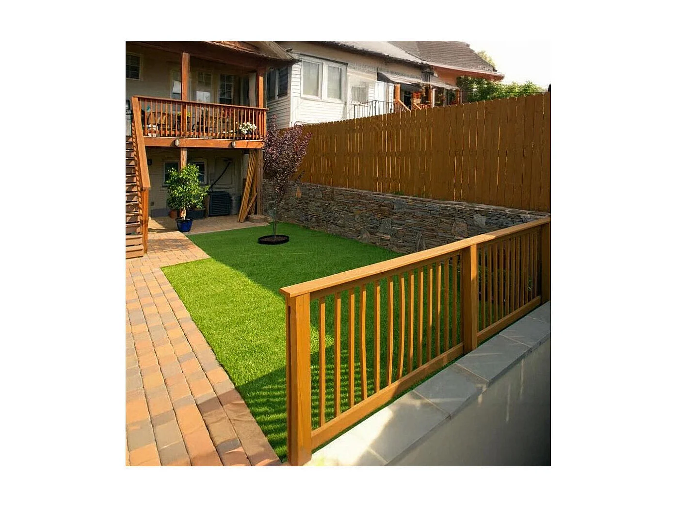 Gazon artificiel en rouleau 4m x 1m Hauteur 35 mm - coloris Vert pin Vert bambou