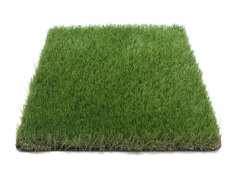 Gazon artificiel en rouleau 4m x 1m Hauteur 35 mm - coloris Vert pin Vert bambou