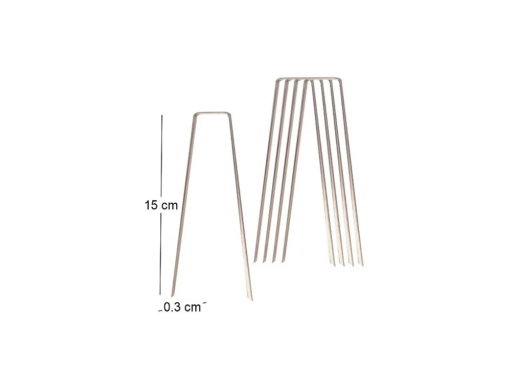 Crochets pour pose de gazon artificiel  (Lot de 25)