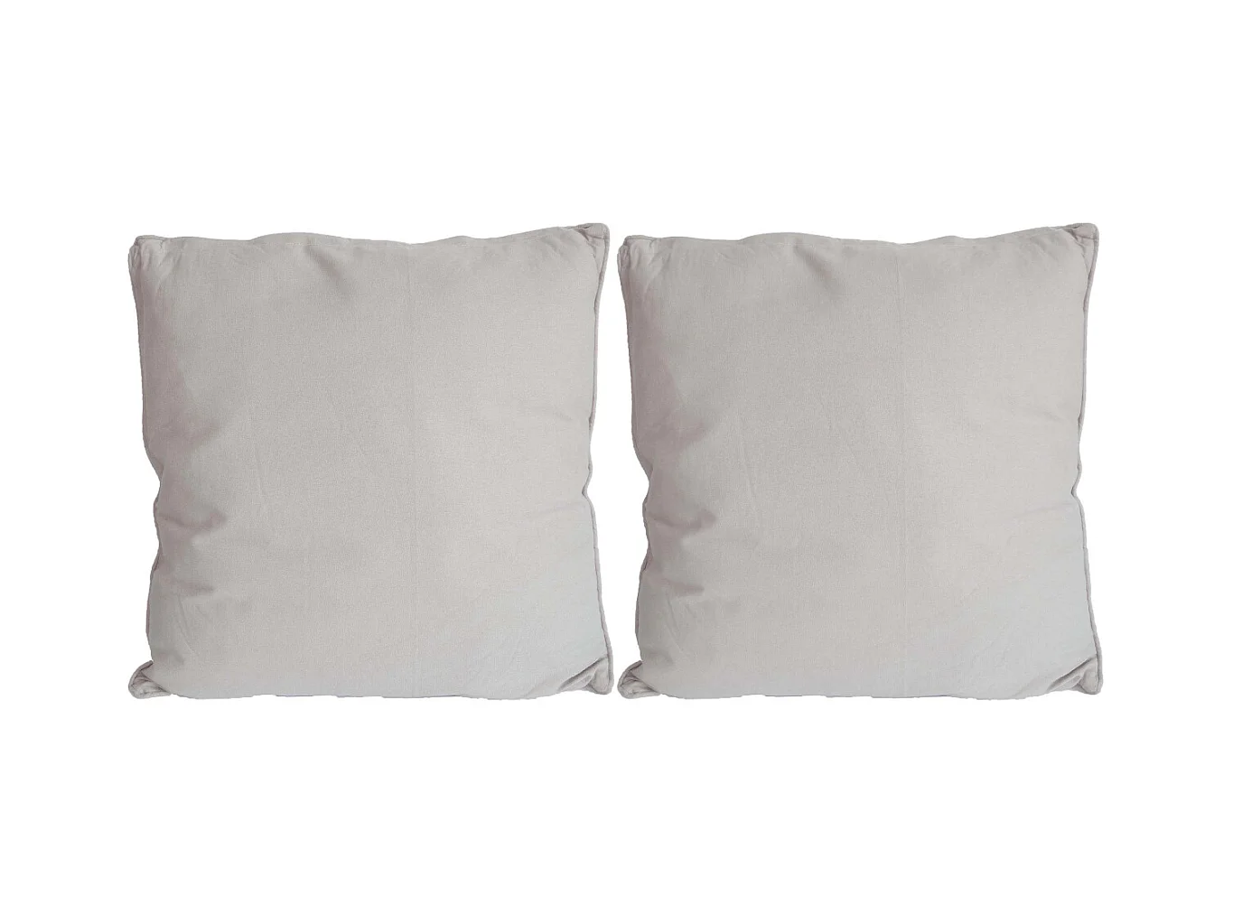 Coussin en coton coloré Salsa 45 cm (Lot de 2) Lin