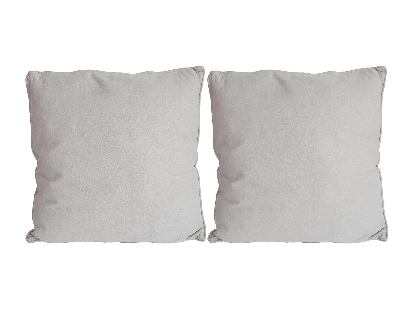 Coussin en coton coloré Salsa 45 cm (Lot de 2) Lin