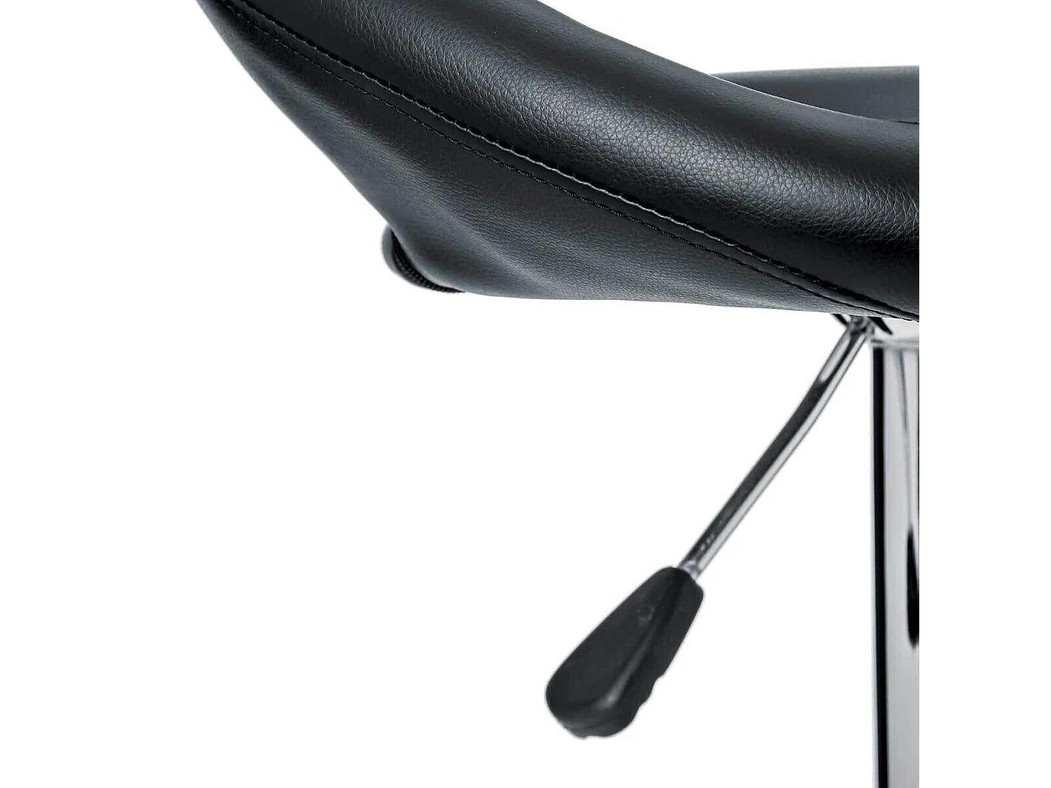 Lot De 2 Tabourets De Bar Sasha Couleur Noire 47 X P 52,5 X H 80 Cm