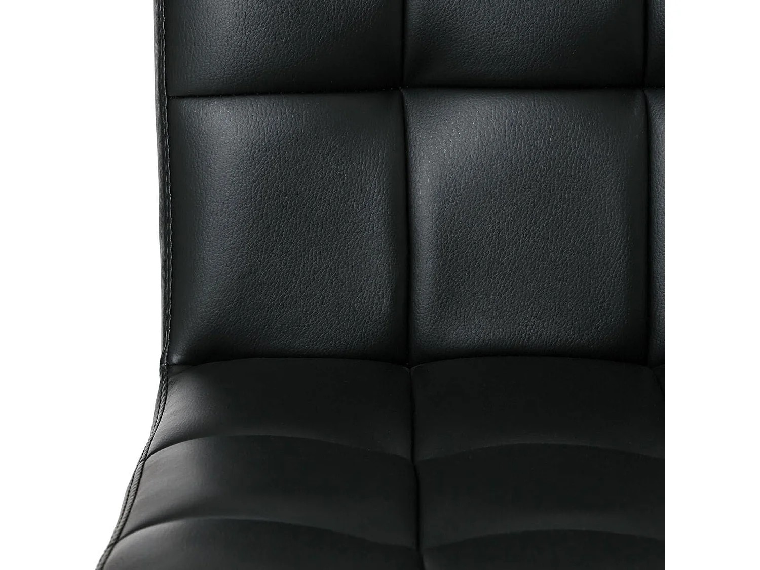 Ensemble De 2 Tabourets De Bar Delek Couleur Noire, l. 44,5 x p. 54 x h. 90 cm