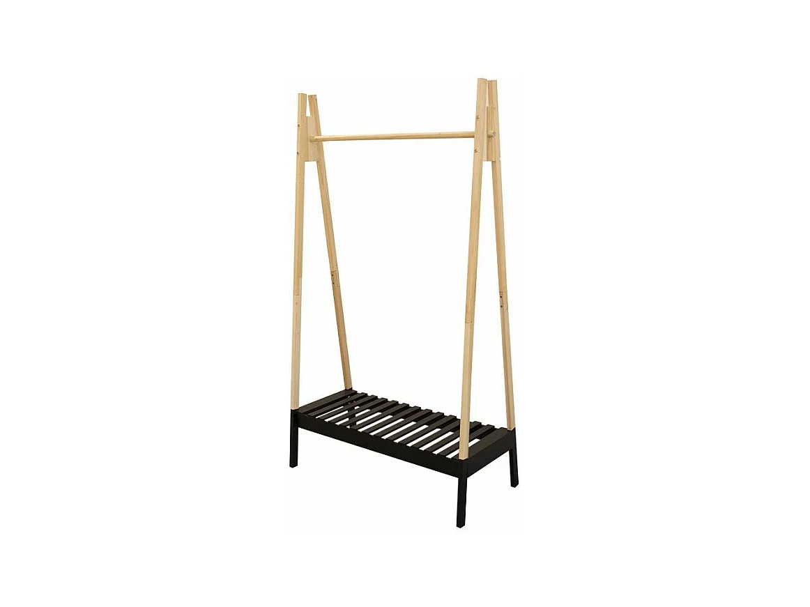 Portant à Vêtements Bois "Grang" 170cm Noir
