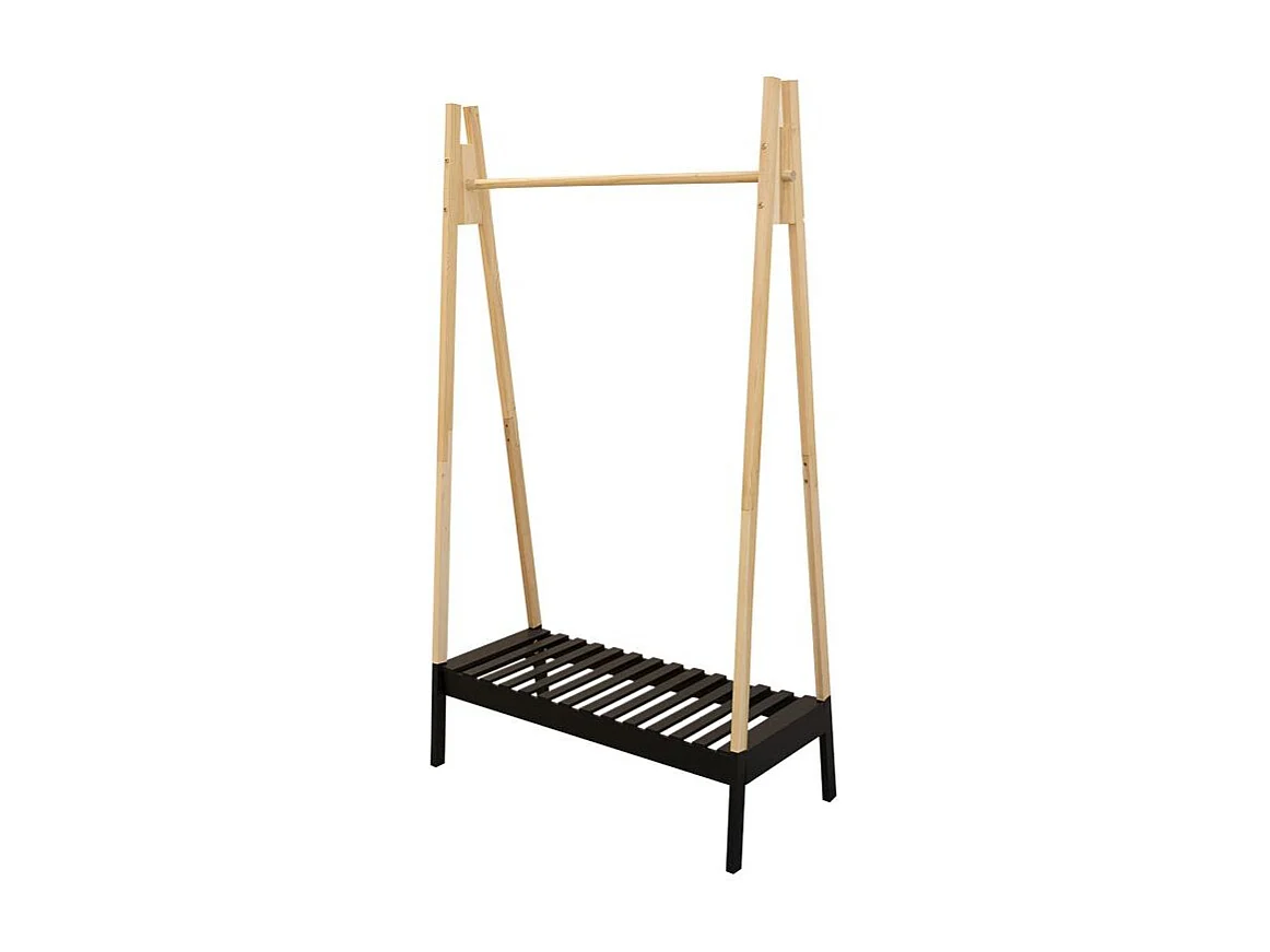Portant à Vêtements Bois "Grang" 170cm Noir