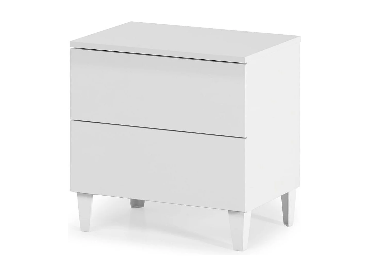 Table de chevet avec 2 tiroirs Loft - L49 cm