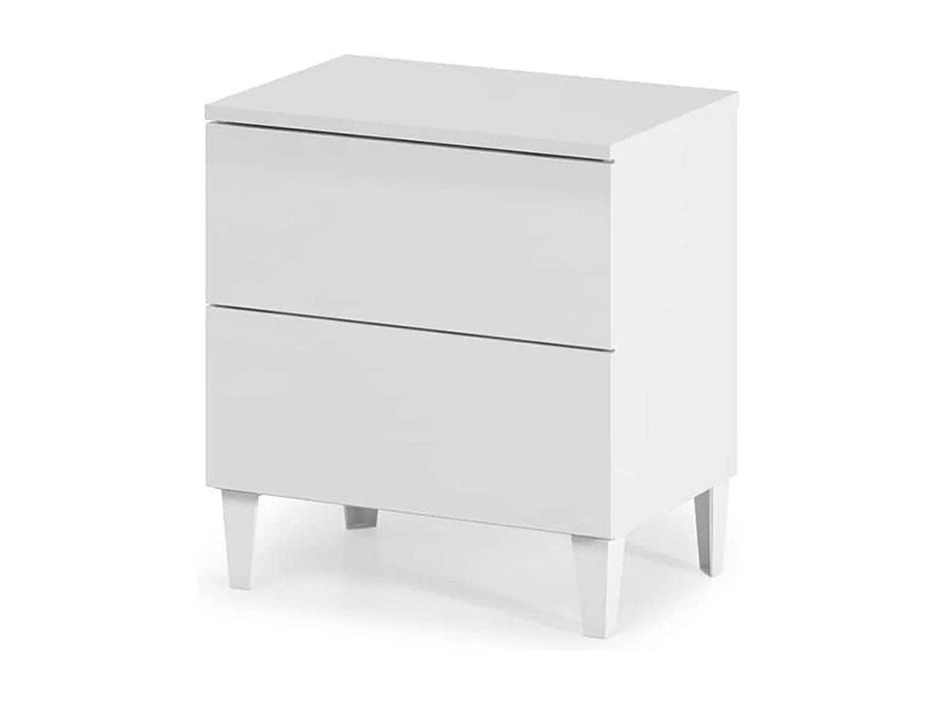 Table de chevet avec 2 tiroirs Loft - L49 cm