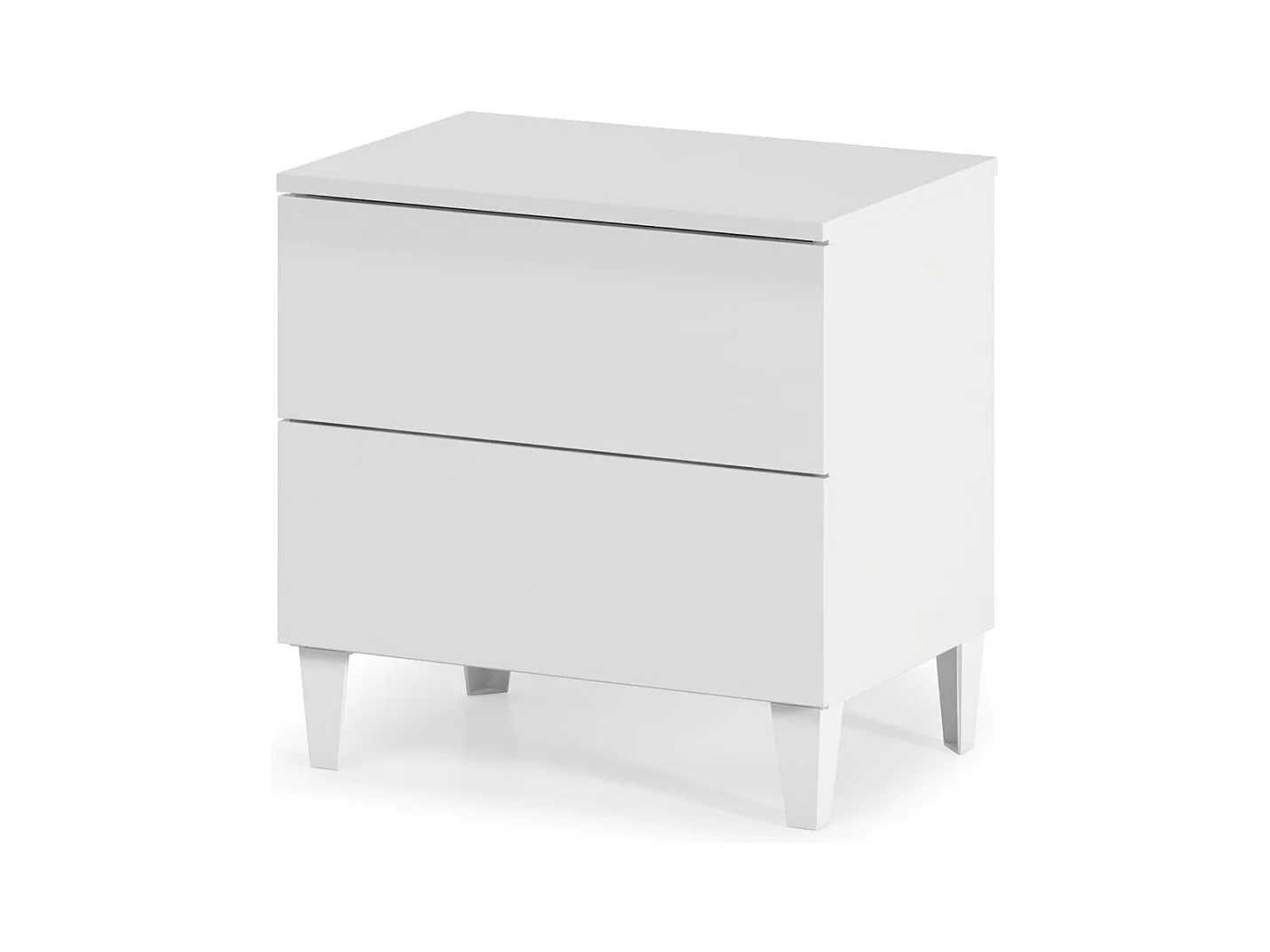 Table de chevet avec 2 tiroirs Loft - L49 cm