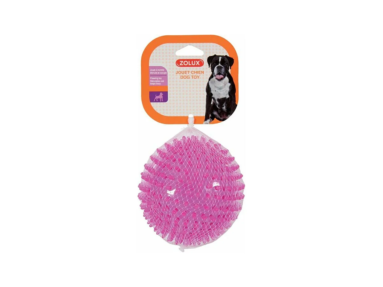 Jouet pour chien balle avec picots Pop 13 cm